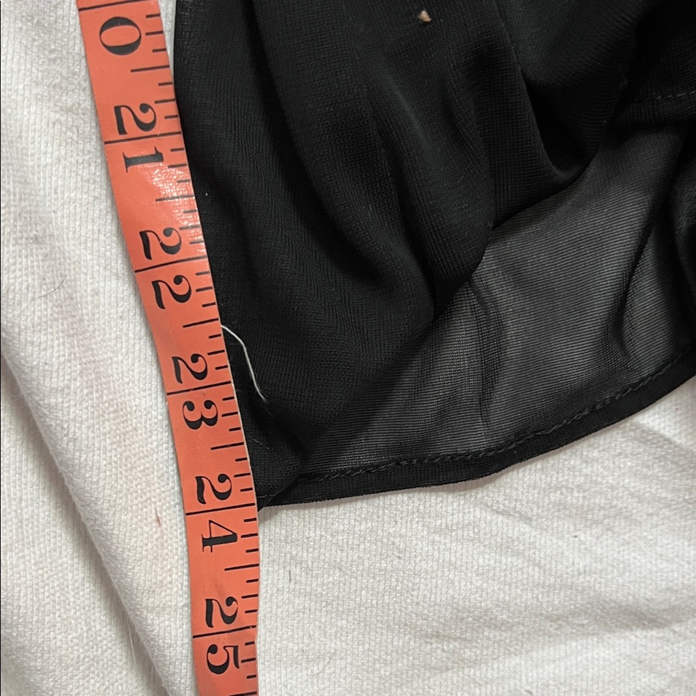 Alex Evenings Black Petite Tie Mesh Pants - Picture 7 of 14